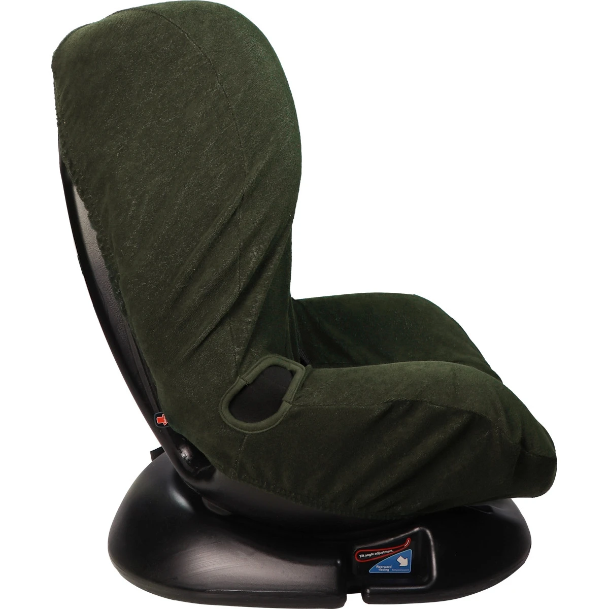 MamaLoes Badstof Groen Groep 1+ Autostoelhoes ML010702 3 MamaLoes Badstof Groen Groep 1+ Autostoelhoes ML010702 - Afbeelding 3