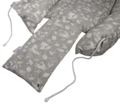 MamaLoes Botanical Animals Grijs Babynest -Babyproducten mamaloes botanical animals grijs babynest 4