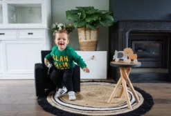 Ding Jamie Velvet Roze Kinderfauteuil DI-34206 -Babyproducten mamaloes ding jamie 10 2