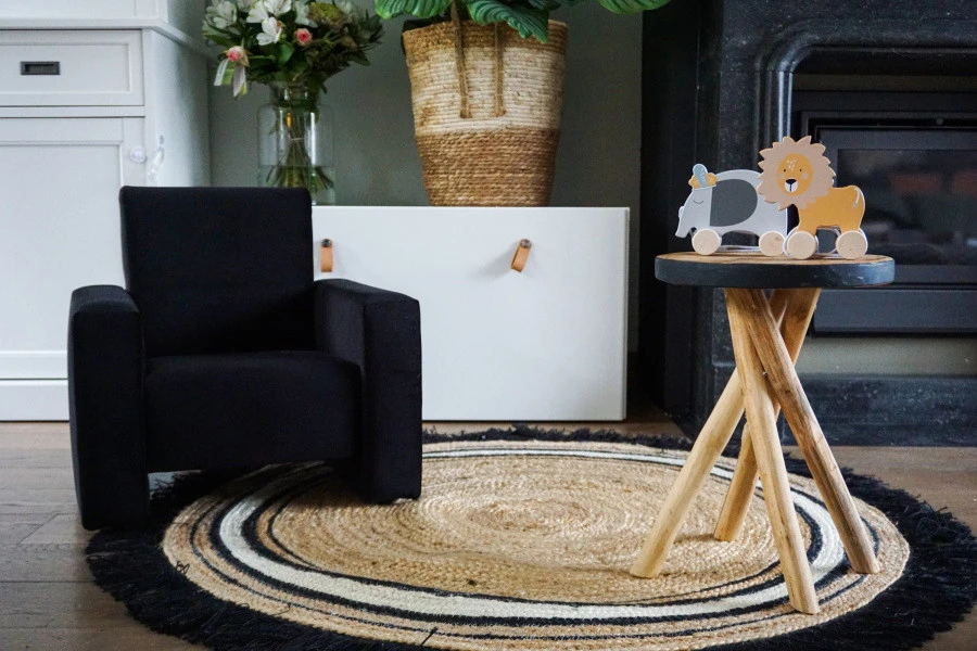 Ding Jamie Velvet Petrol Kinderfauteuil DI-34205 6 Ding Jamie Velvet Petrol Kinderfauteuil DI-34205 - Afbeelding 6