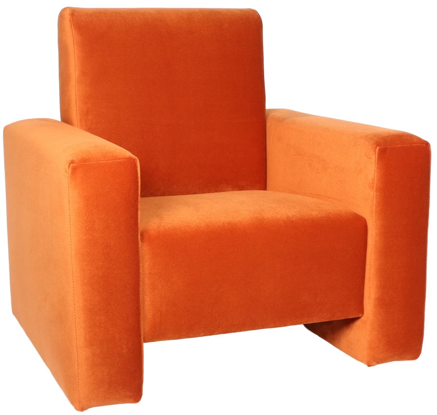 Ding Jamie Velvet Sienna Kinderfauteuil DI-34202 2 Ding Jamie Velvet Sienna Kinderfauteuil DI-34202 - Afbeelding 2