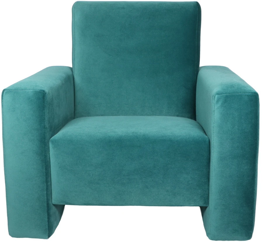 Ding Jamie Velvet Petrol Kinderfauteuil DI-34205 1 Ding Jamie Velvet Petrol Kinderfauteuil DI-34205