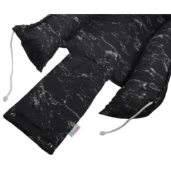 MamaLoes Marmer Zwart Babynest -Babyproducten mamaloes marmer zwart babynest 4 1