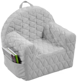 Albero Mio Velvet Grijs Kinderfauteuil