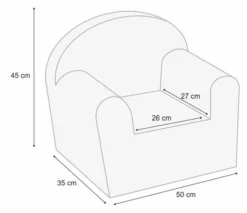 Albero Mio Velvet Grijs Kinderfauteuil 12 Albero Mio Velvet Grijs Kinderfauteuil -Babyproducten mamaloes velvet grijs kinderfauteuil 5