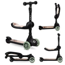 Momi Kiuru Black 2-in-1 Step/Loopfiets HUBA00035 -Babyproducten momi kiuru black 2 in 1 step loopfiets huba00035 10