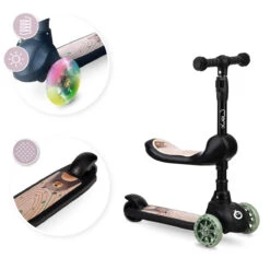 Momi Kiuru Black 2-in-1 Step/Loopfiets HUBA00035 -Babyproducten momi kiuru black 2 in 1 step loopfiets huba00035 9