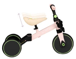 Momi Loris Pink 4-in-1 Ride-On Loopfiets ROBI00039 -Babyproducten momi loris pink 4 in 1 ride on loopfiets robi00039 7