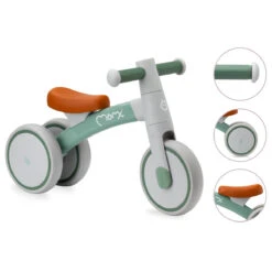 Momi Tedi Green Mini Bike Loopfiets ROBI00035 -Babyproducten momi tedi green mini bike loopfiets robi00035 5