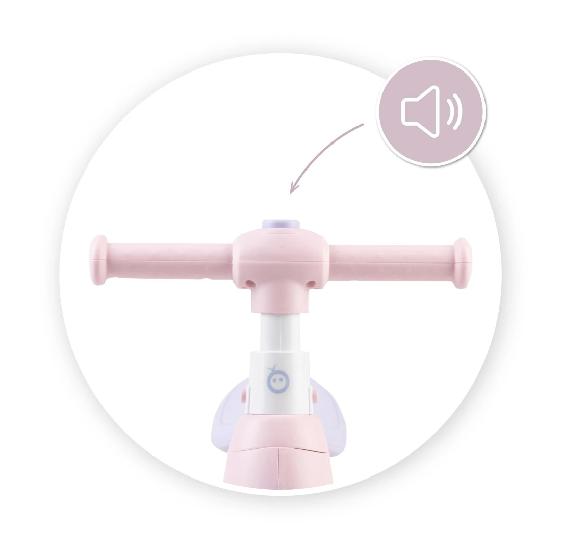 Momi Tobis Pink Ride-On Bubbles Loopfiets ROBI00042 7 Momi Tobis Pink Ride-On Bubbles Loopfiets ROBI00042 - Afbeelding 7