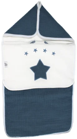 Petit Villain Hydrofiel Marineblauw Universele Autostoel Voetenzak