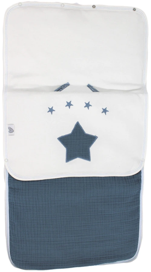 Petit Villain Hydrofiel Marineblauw Universele Autostoel Voetenzak 2 Petit Villain Hydrofiel Marineblauw Universele Autostoel Voetenzak - Afbeelding 2