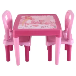 Pilsan Hobby Play Roze Tafel Met Stoeltjes 03 414