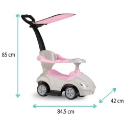 QKids Lolo Pink 2-in-1 Ride-on Loopauto QKIDS00006 -Babyproducten qkids lolo pink 2 in 1 ride on loopauto qkids00006 9
