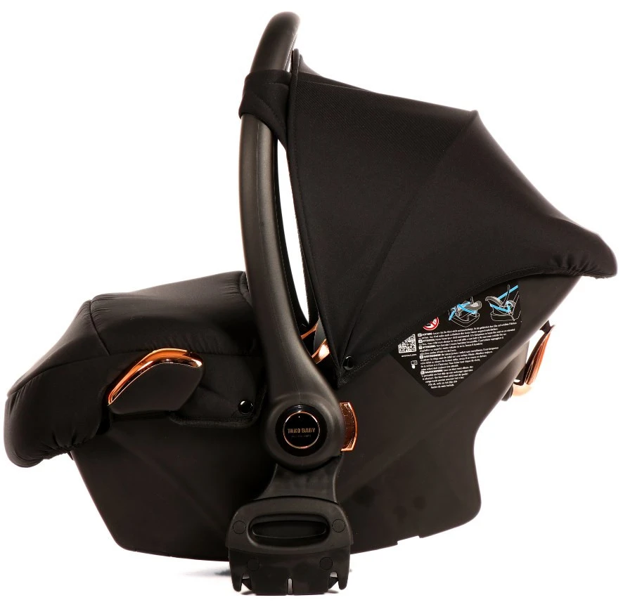 Tako Black/Rose Gold Autostoel 0-13 Kg 2 Tako Black/Rose Gold Autostoel 0-13 Kg - Afbeelding 2