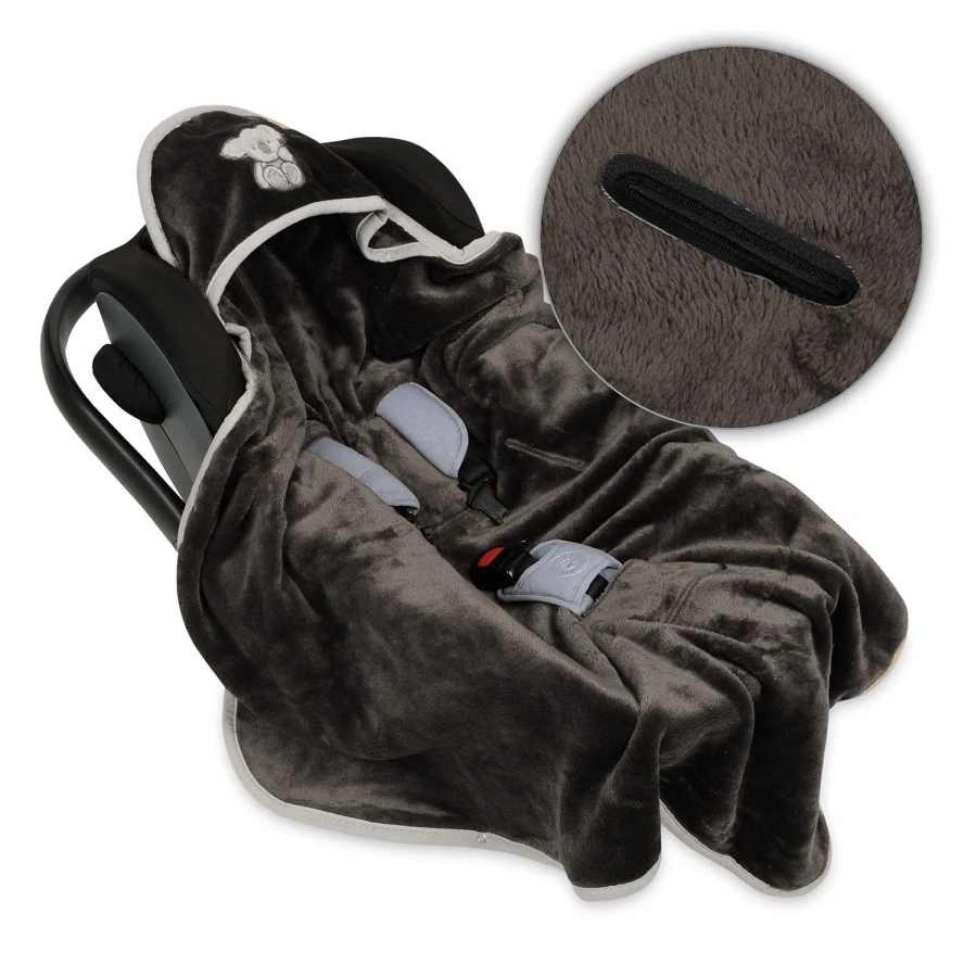 Babymatex Koala Grijs 95x95 Cm Microvezel Wikkeldeken Voor Autostoel TB0149_45 5 Babymatex Koala Grijs 95x95 Cm Microvezel Wikkeldeken Voor Autostoel TB0149_45 - Afbeelding 5