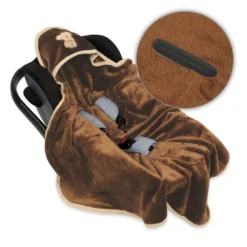 Babymatex Koala Bruin 95x95 Cm Microvezel Wikkeldeken Voor Autostoel TB0149_17 -Babyproducten tb0149 45 1