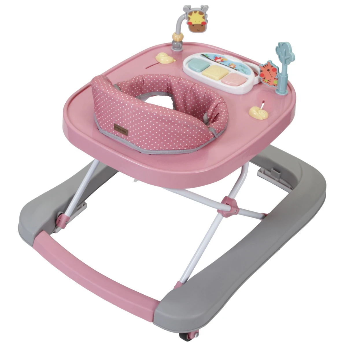 Topmark Lexi Pink Dots Loopstoel T6070.PK0422 2 Topmark Lexi Pink Dots Loopstoel T6070.PK0422 - Afbeelding 2