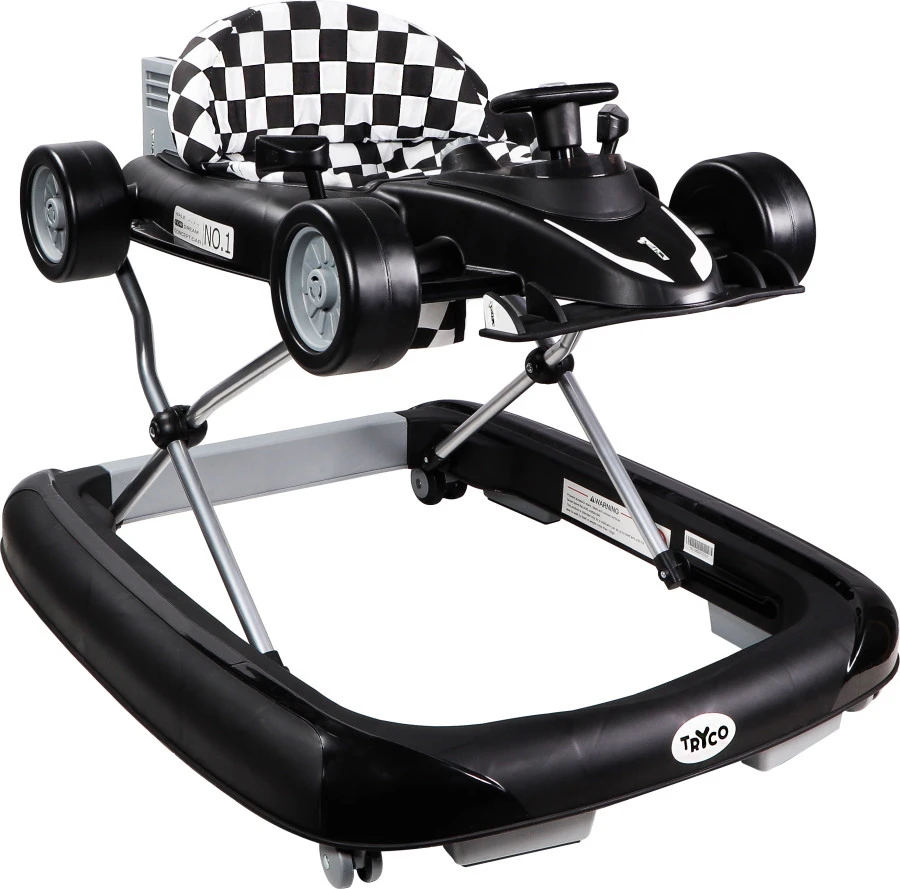 Tryco F1 Racer Black 2-in-1 Loopstoel En Loopwagen TR-362703 6 Tryco F1 Racer Black 2-in-1 Loopstoel En Loopwagen TR-362703 - Afbeelding 6