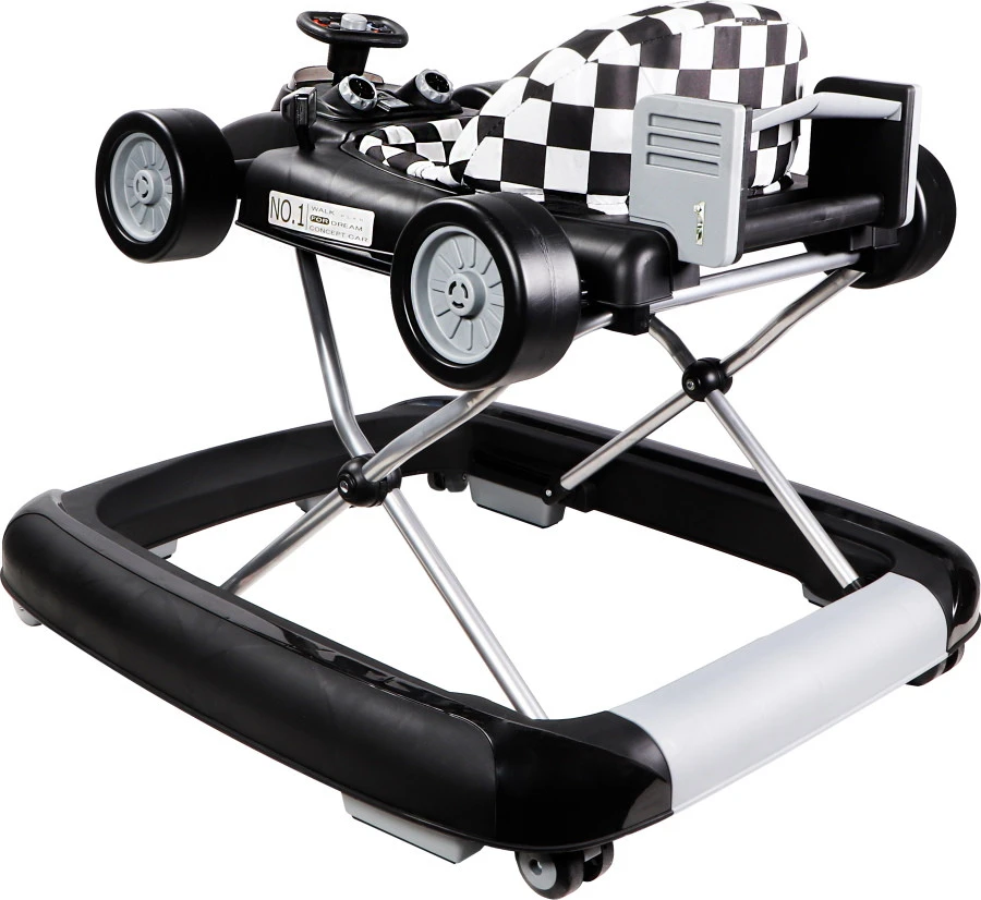 Tryco F1 Racer Black 2-in-1 Loopstoel En Loopwagen TR-362703 3 Tryco F1 Racer Black 2-in-1 Loopstoel En Loopwagen TR-362703 - Afbeelding 3
