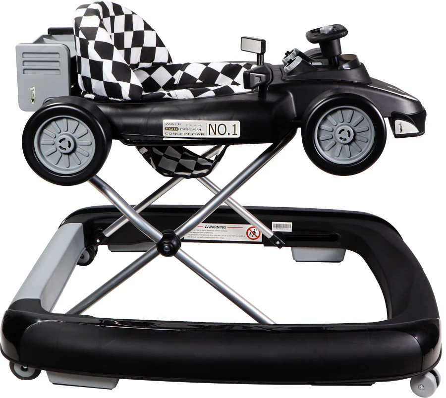 Tryco F1 Racer Black 2-in-1 Loopstoel En Loopwagen TR-362703 2 Tryco F1 Racer Black 2-in-1 Loopstoel En Loopwagen TR-362703 - Afbeelding 2
