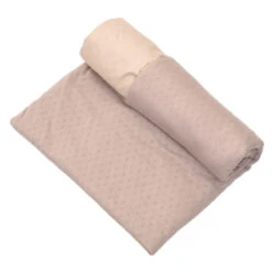 MamaLoes Amy Ajour Nougat 75x100cm Wiegdeken 84483 6 MamaLoes Amy Ajour Nougat 75x100cm Wiegdeken 84483 -Babyproducten wieg nougat