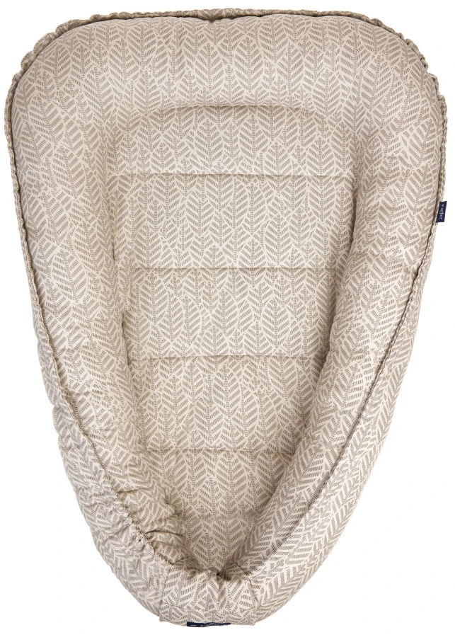 Zaffiro Beige Leaves Babynest 0978 1 Zaffiro Beige Leaves Babynest 0978